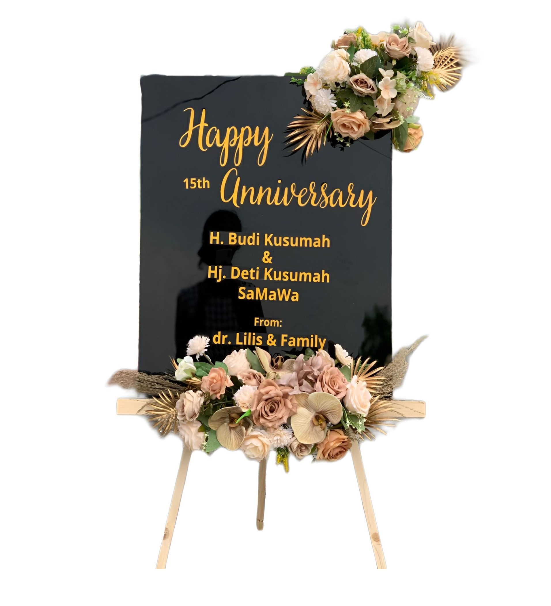 Papan Bunga Akrilik Gesi